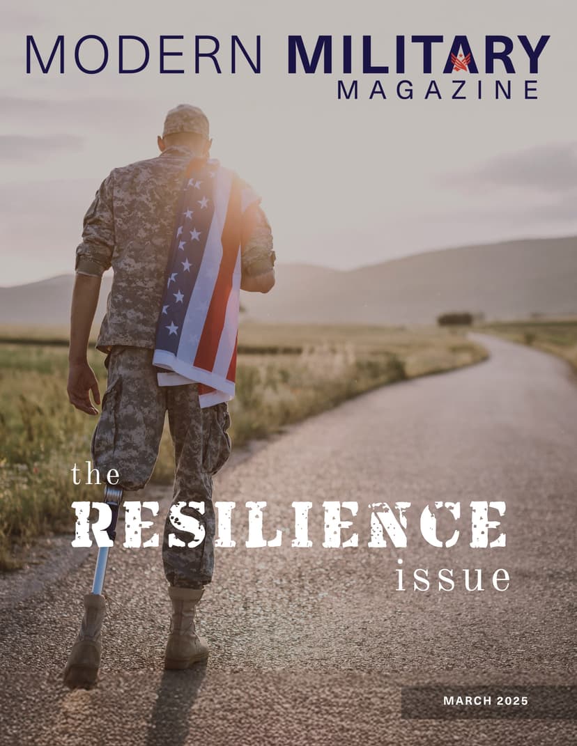 The cover of modern military magazine the resilince issue